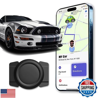 GPS Tracker for Vehicles Mini Real-Time Magnetic Tracking Device Weatherproof