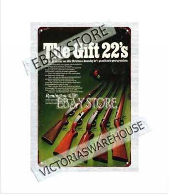 home decor places plaque 1967 22 Rifles firearm ammo metal tin sign gunfirearm