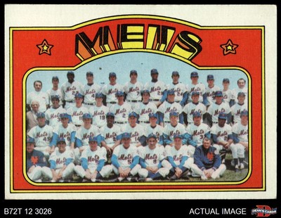 1972 Topps #362 Mets Team 3 - vg