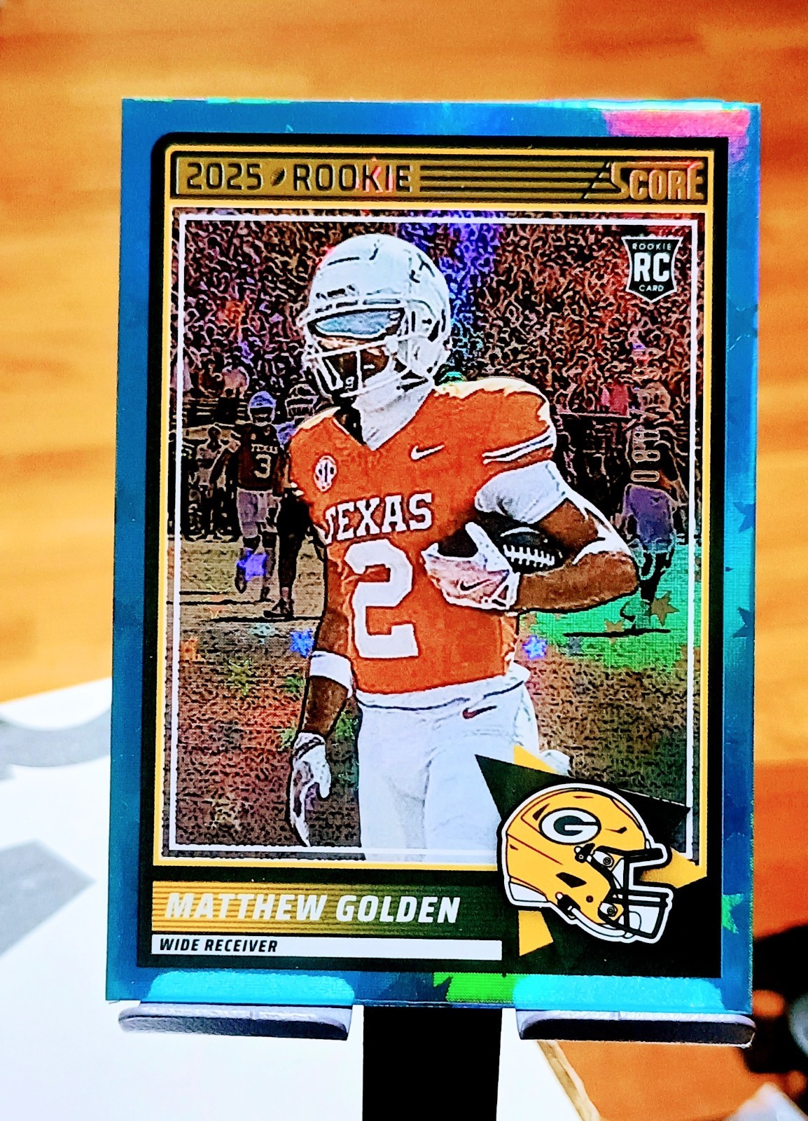 SP- 🔥2025 Score Rookies  Matthew Golden#56 Blue Stars /499 RC .. PACK FRESH..