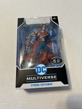 McFarlane DC Multiverse New 52 Cyborg Superman Figure Platinum Edition New