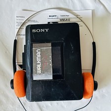 SONY Walkman WM-A12 Cassette Player - NEW BELTS - Reconditioned