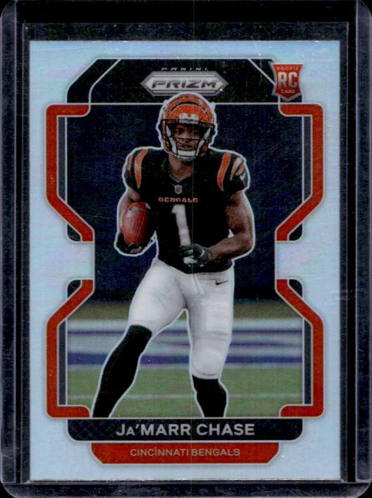 2021 Panini Prizm Ja'Marr Chase Rookie Variations RC Silver #V-337 Bengals