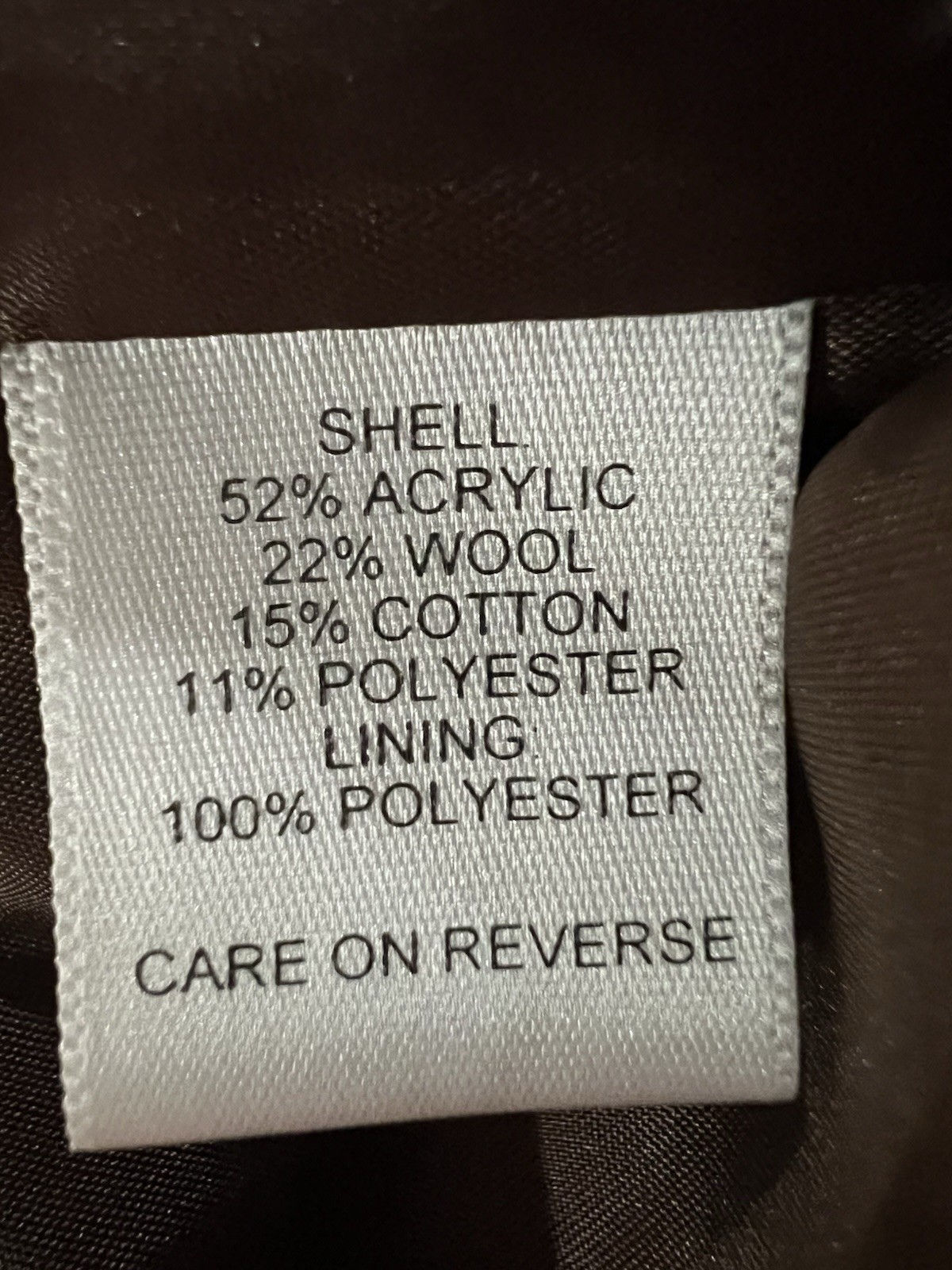 Talbots Button Up Blazer Tweed Brown Lined Wool B… - image 7