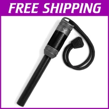 Heavy-Duty Waterproof Ferro Rod Striker with Tinder Capsule