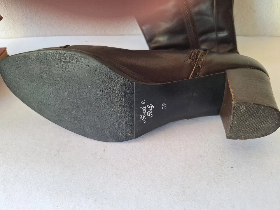 italienische STIEFEL - MADE IN ITALY Größe 39 Farbe braun - Bild 3 von 3