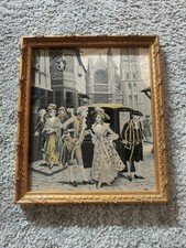 ANCIEN TABLEAU TISSE RUBAN DE SOIE NEYRET FRERES ST ETIENNE 