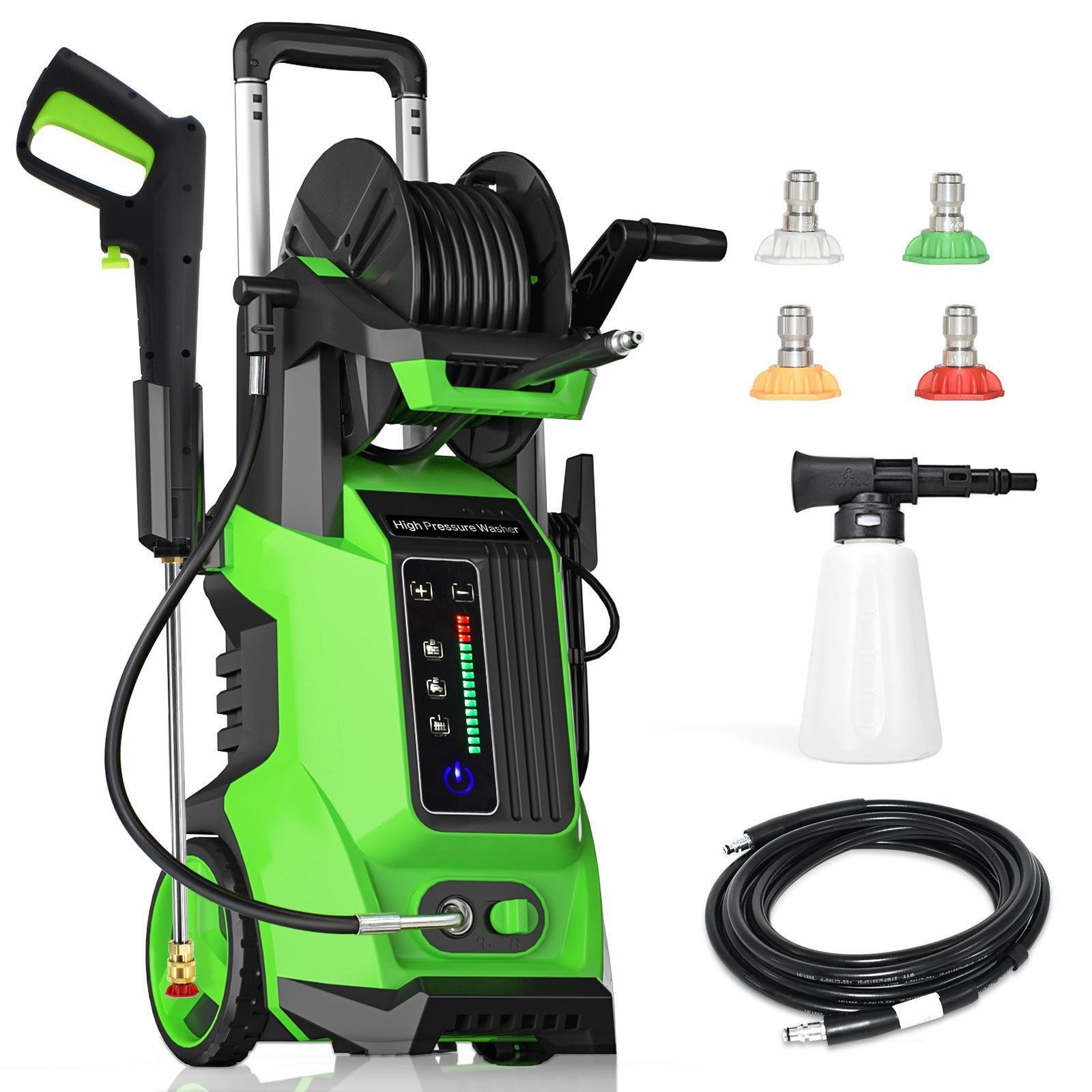 4500PSI 1800W Electric Pressure Washer 2.6 GPM Portable Power Cleaner
