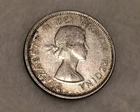 1963 - Canada 25 cent - circulated Canadian quarter