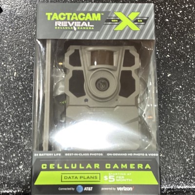 Tactacam Reveal X Gen 2.0 Cellular Trail Camera HD Photo Video LTE 4G Gray