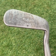 Spalding Gold Hammer Medal Accurate Putter Hickory RH 34.5" B2 1915 Stamp