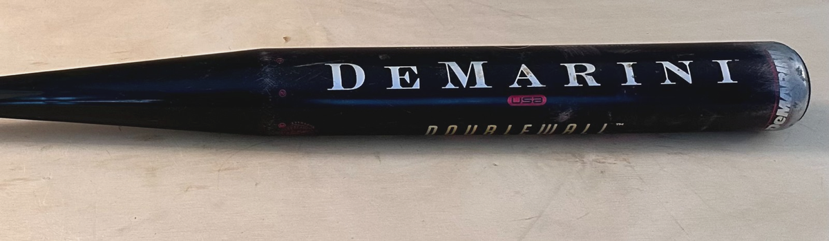 Batte Softball DeMarini DoubleWall Distance – 34'' 28 Oz – Technologie Wilson – Occasion