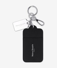 Maison Margiela Double Tuck Keyring Card Holder Black