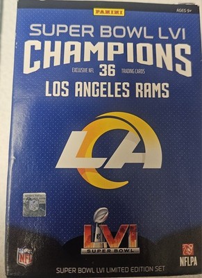 Panini Instant Super Bowl LVI Champs Rams 36-Card Set Matthew Stafford 2021