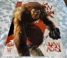 Jason Momoa Signed 12x18 Photo Street Fighter