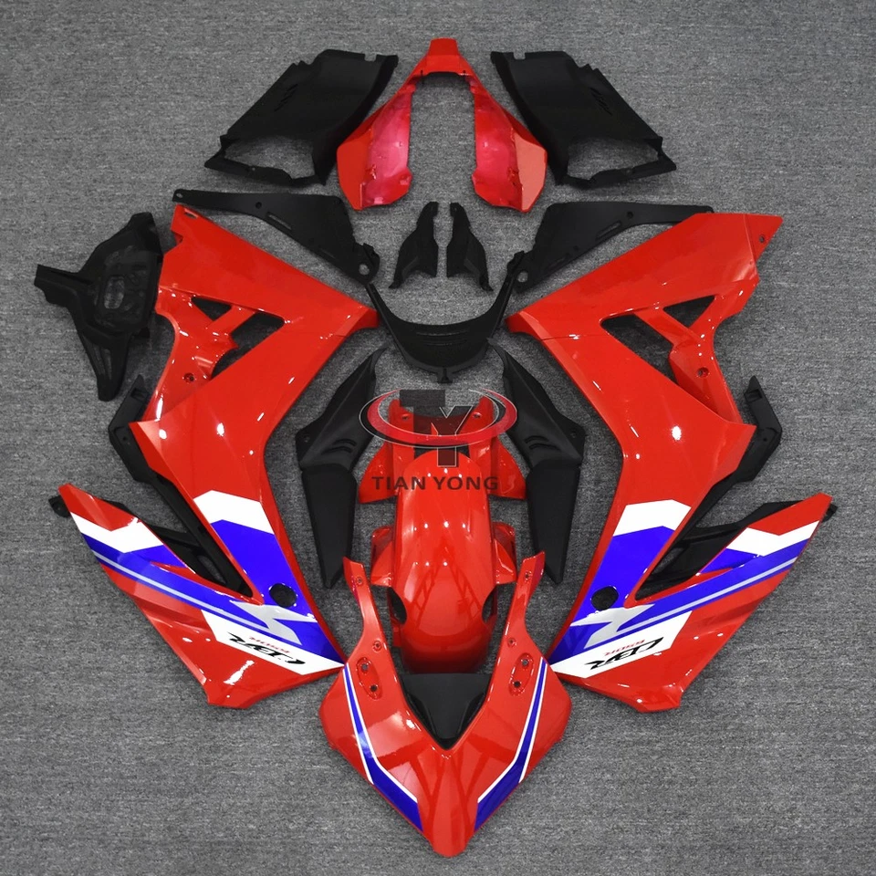 Red Blue White Fairing Kit For Honda CBR650R 2024 -2025 Injection ABS Bodywork  Foto 2 de 4