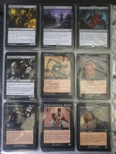 mtg lot 5/17 magic 57 rare mythic FOIL + 29 unco com BLACK NOIR English French