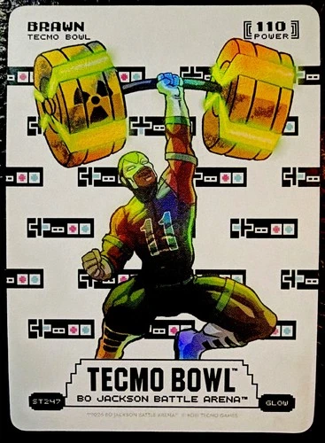 Tecmo Bowl Bo Jackson Battle Arena Brawn Glow Sore Thumbs #ST247 2026