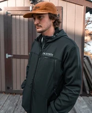 Frostbite Zip Up Performance Hoodie - Black