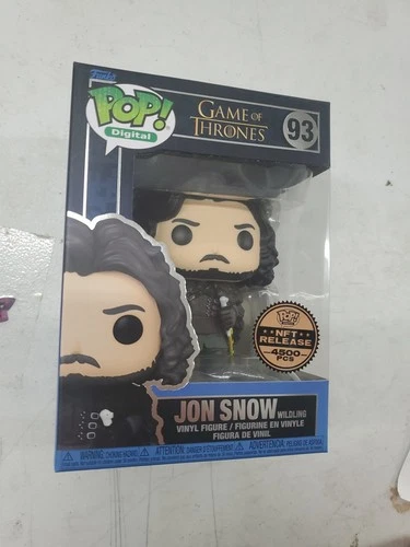 Funko Pop! Game Of Thrones Jon Snow Wilding #93 4500 PCS Figure W/PROTECTOR