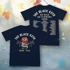 The Black Keys No Rain No Flowers Tour 2025 T-shirt Must Have for Concert Outfit