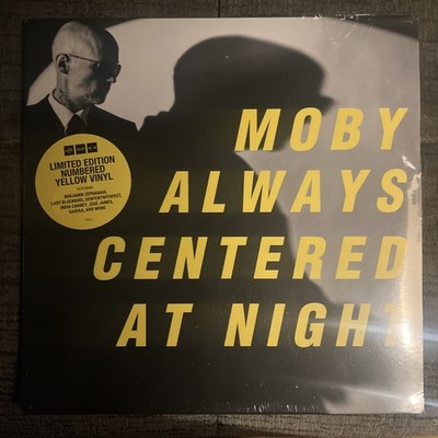 Moby  ''Always Centered At Night''  2024 - Electronic 2xLP  (LTD, NUM)  YELLOW NEW