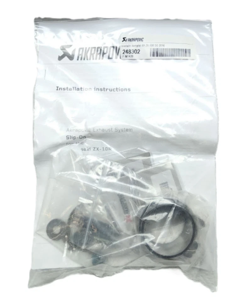 НОВЫЙ 2016-2018 ПОДЛИННЫЙ KAWASAKI ZX 10R 10RR AKRAPOVIC НАДЕВАЮЩИЙСЯ ВЫХЛОП 123229 - Изображение 3 из 3