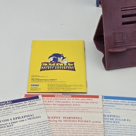 Neo Geo Pocket Color Platinum Silver CIB Sonic the Hedgehog Bundle SNK Console