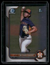 2022 Bowman Draft #BDC-120 Michael Knorr Chrome