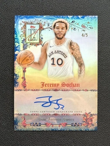 2025 Topps Signature Jeremy Sochan Blue (RAW)