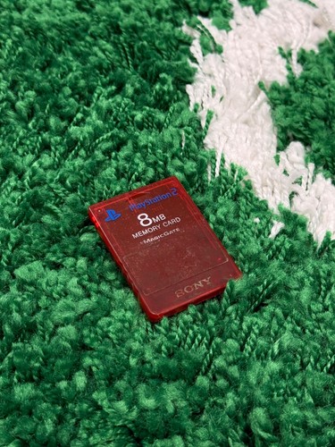 Sony PlayStation 2 Memory Card PS2 Original Official MagicGate 8MB SCPH-10020 Rot