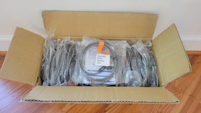 BOX of 25 Kensington Micro Saver Laptop PC Computer Cable Lock Double Master Key