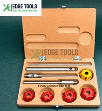 Carbide Tipped Valve Seat Cutter 5 Pcs Set For Vintage Modern Car Bikes Carbide Tipped Valve Seat Cutter 5 Pcs Set For Vintage Modern Car Bikes