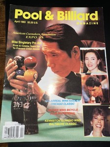 Pool & Billiard Magazine April 1993 Vintage Billiards Collectible
