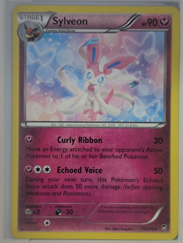Sylveon Regular 72/111 NM - Furious Fists - English