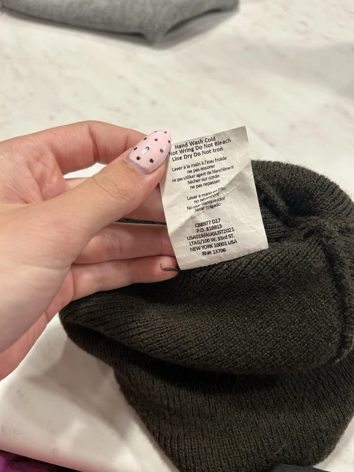 Gorro Carhartt infantil algemado marrom choclate sistema operacional - Imagem 4 de 4