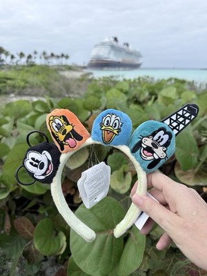 Disney Cruise Line カチューシャ New Disney Cruise Line Castaway Cay Mt Rustmore Mickey Mouse Ears