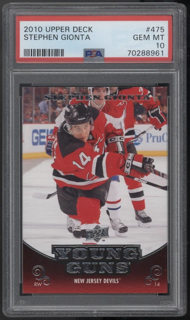 2010-11 Upper Deck - Stephen Gionta #475 Young Guns - PSA 10