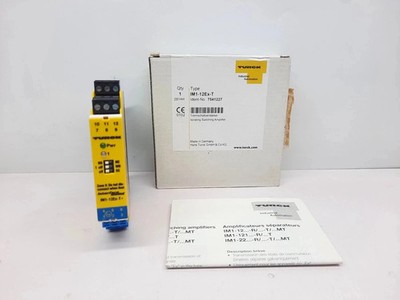 TURCK IM1-12EX-T ISOLATING SWITCHING AMPLIFIER INTERFACE MODULE IDENT NO7541227
