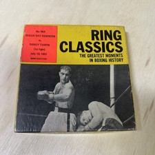 Ring Classics No. 48A Boxing 8mm B/W Super 8 Sugar Ray Robinson Vs Randy Turpin