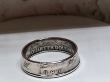 1997 - Size 9  Dated Quarter Coin Ring