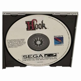 HOOK (Sega CD, 1992) Authentic Disc & Manual Tested Free Ship