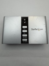 StarTech 7.1 USB Sound Card External Digital Audio for Laptop PC Silver