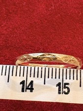Gold Ring UK Size K (USA 5.75)