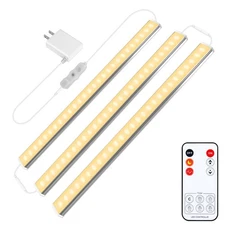 Under Cabinet Lights Plug in, 3 Pcs 12 Inch Ultra Thin Under Cabinet Lighting...
