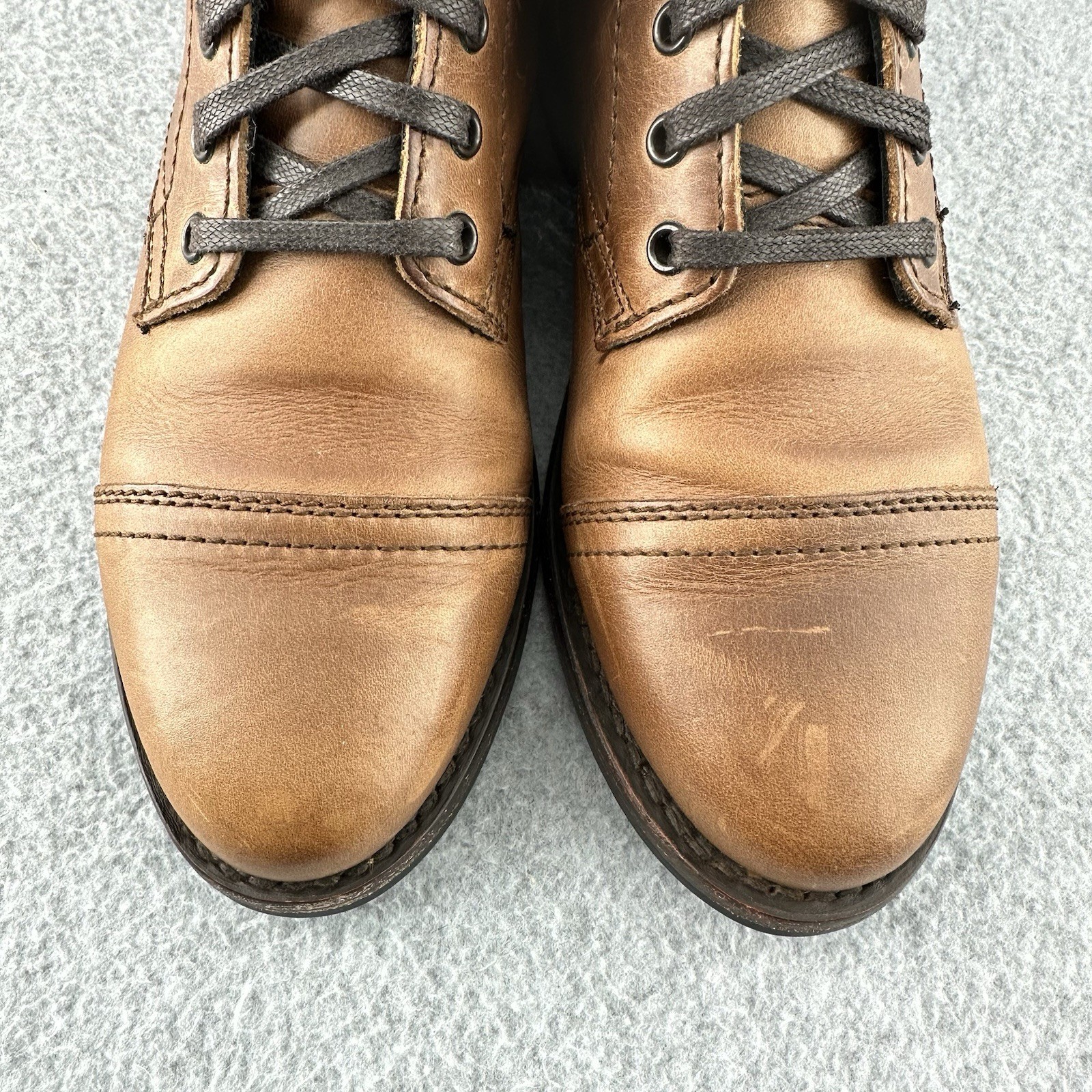 THURSDAY Boot Everyday Captain Cap Toe Combat Bro… - image 6