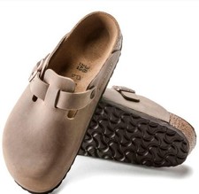 BIRKENSTOCK Boston Oiled Leather Tobacco Brown