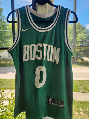 Nike Boston Celtics Jayson Tatum #0 Swingman NBA Basketball Jersey 44 Green 0007