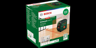 Bosch UniversalLevel 2 Kreuzlinien-Laser Linienlaser grün/schwarz