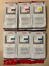 CANON PFI-207 Series Ink Cartridges 300ml Set of 6 Magenta Yellow Cyan Black